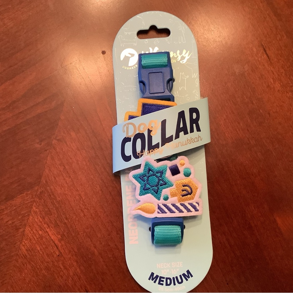Happy Hanukkah Dog Collar